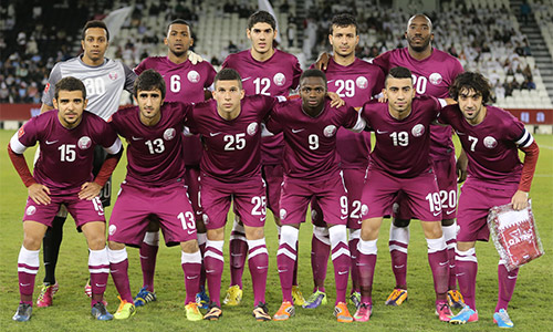 قطر - فلسطين في بطولة غرب آسيا