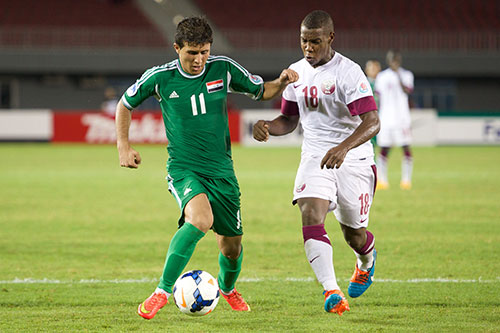 تعادل قطر والعراق 1-1 في بطولة آسيا للشباب