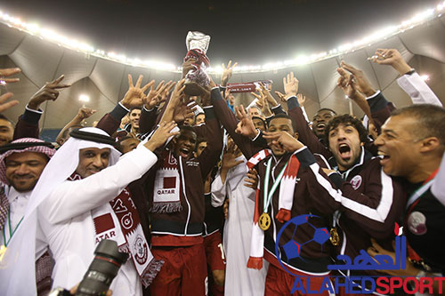 قطر تُحرز كأس الخليج 22 لكرة القدم 