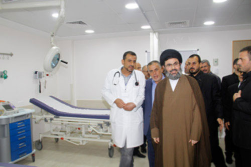 إفتتاح قسمي الطوارىء والعناية الفائقة بمستشفى الرسول الأعظم (ص)