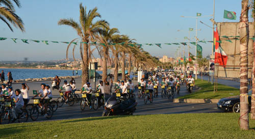 (مسير الدراجات الهوائية الأول) في صور بذكرى الإمام الصدر
