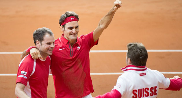سويسرا تُحرز لقب كأس ديفيس لكرة المضرب 