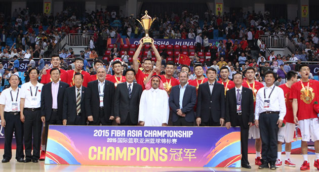الصين تُحرز لقب بطولة آسيا لكرة السلة 