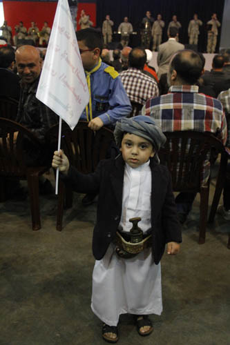  جانب من الحضور خلال الإحتفال التضامني مع اليمن