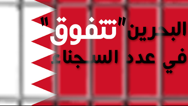 سجناء البحرين الأعلى نسبة في المنطقة
