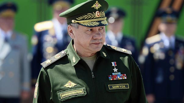 وزير الدفاع الروسي في الأراضي المحتلة
