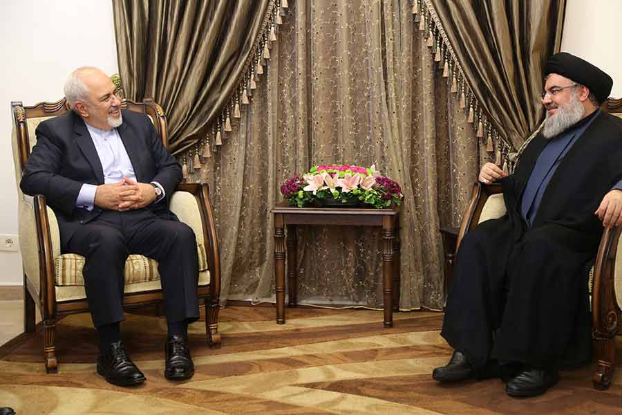 السيد نصر الله استقبل ظريف عارضًا معه التطورات السياسية في لبنان والمنطقة