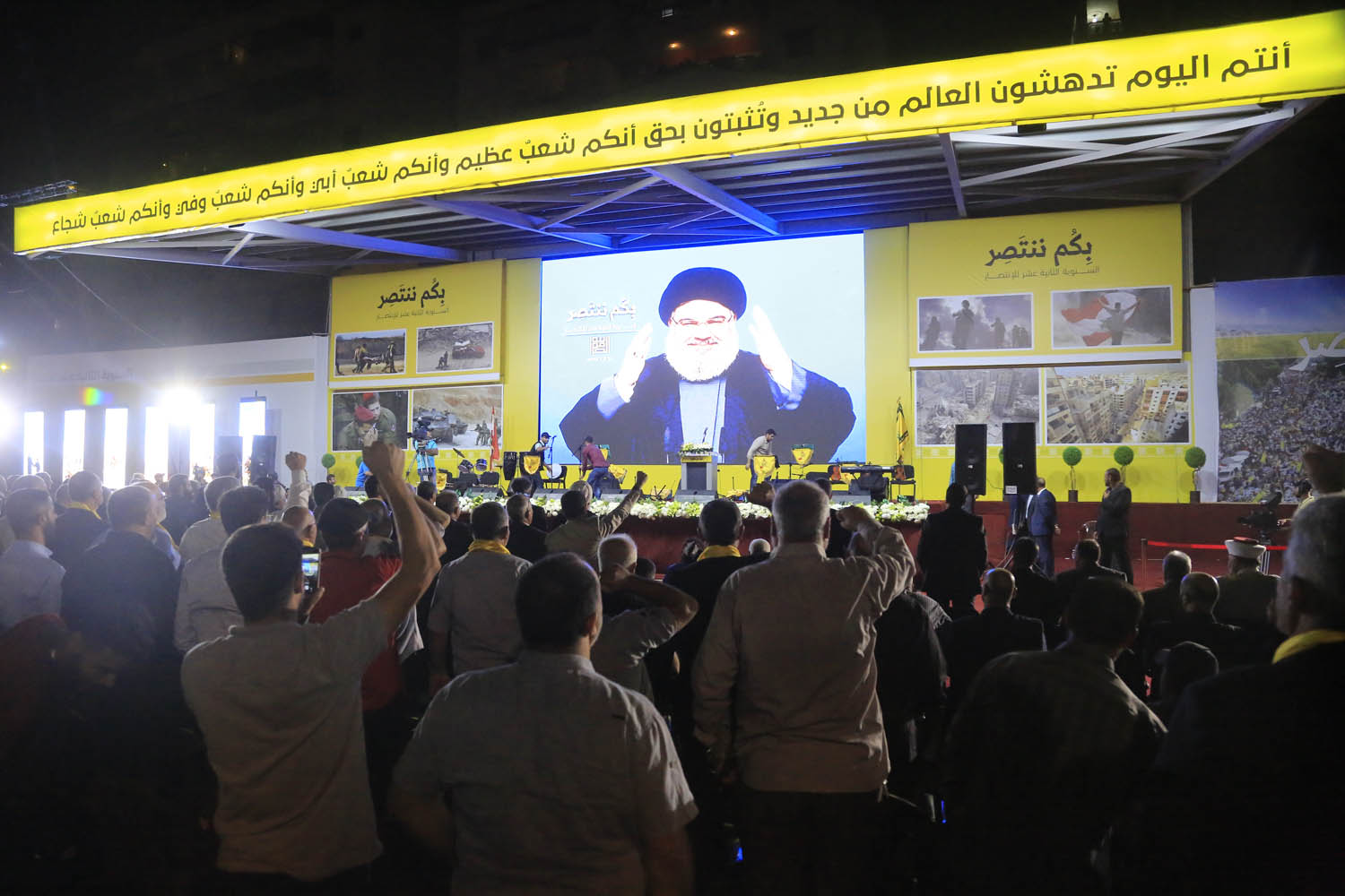 حزب الله يحيي الذكرى السنوية الثانية عشرة للإنتصار التاريخي في 14 آب