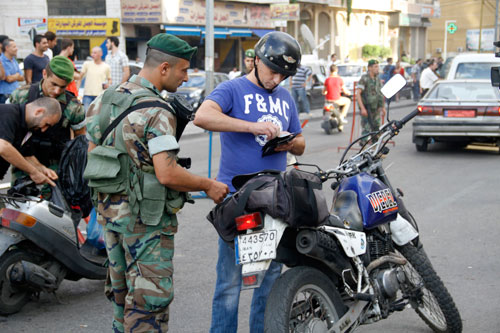 انتشار الجيش في الضاحية