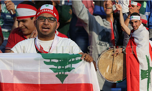 مباراة لبنان والكويت 1-1 بيروت