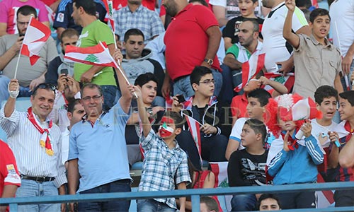 مباراة لبنان والكويت 1-1 بيروت