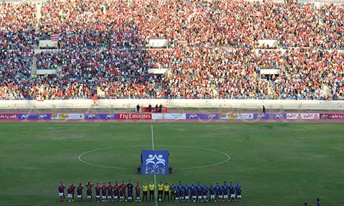 مباراة لبنان والكويت 1-1 بيروت