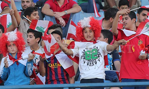 مباراة لبنان والكويت 1-1 بيروت