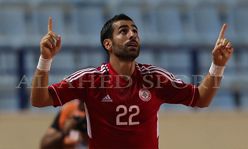 مباراة لبنان والكويت 1-1 بيروت