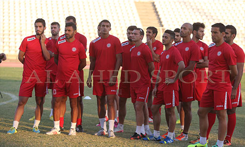 تحضيرات منتخب لبنان لمواجهة الكويت