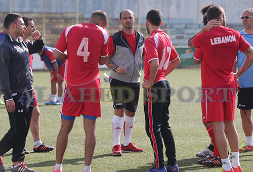 تدريبات منتخب لبنان 