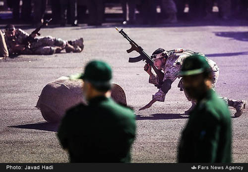 معرض للمعدات الدفاعية للقوة البرية للحرس الثوري الايراني