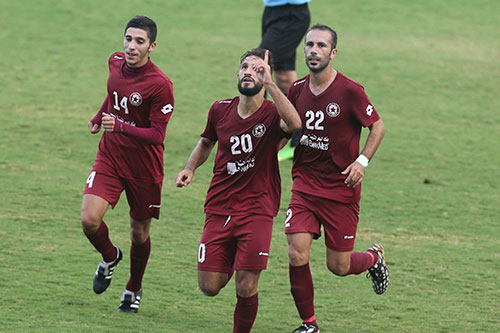 فوز النجمة على الشباب الغازية 2-0