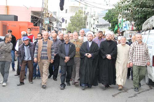 مسيرة في بلدة عربصاليم بمناسبة يوم شهيد حزب الله