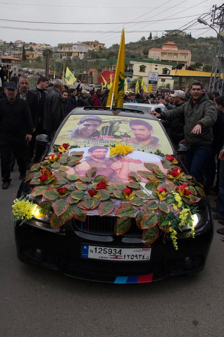 حزب الله وأهالي بلدة عبّا الجنوبية يشيعون الشهيد المجاهد حيدر ترحيني