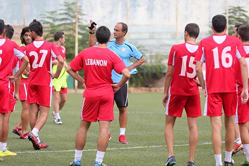 منتخب لبنان يستعد لودية البرازيل