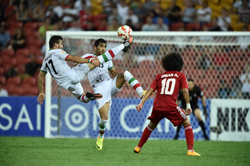 كأس آسيا : ايران تتصدر المجموعة الثالثة بفوزها على الامارات 