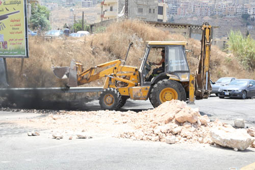 فتح طريق الجية بالاتجاهين بعد اغلاقها ليومين