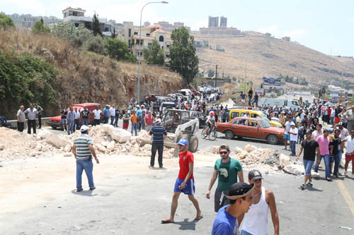 فتح طريق الجية بالاتجاهين بعد اغلاقها ليومين