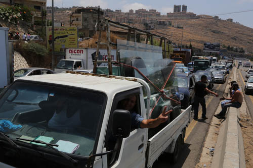 فتح طريق الجية بالاتجاهين بعد اغلاقها ليومين