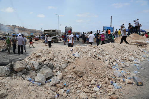 فتح طريق الجية بالاتجاهين بعد اغلاقها ليومين