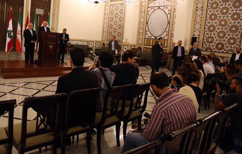 وزير الخارجية الايراني محمد جواد ظريف في لبنان