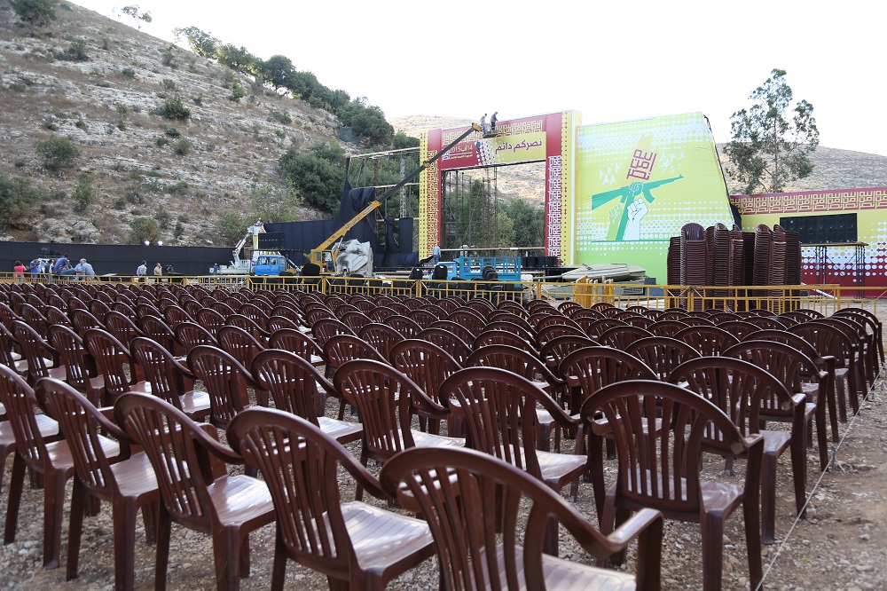 تحضيرات مهرجان (نصركم دائم) في وادي الحجير