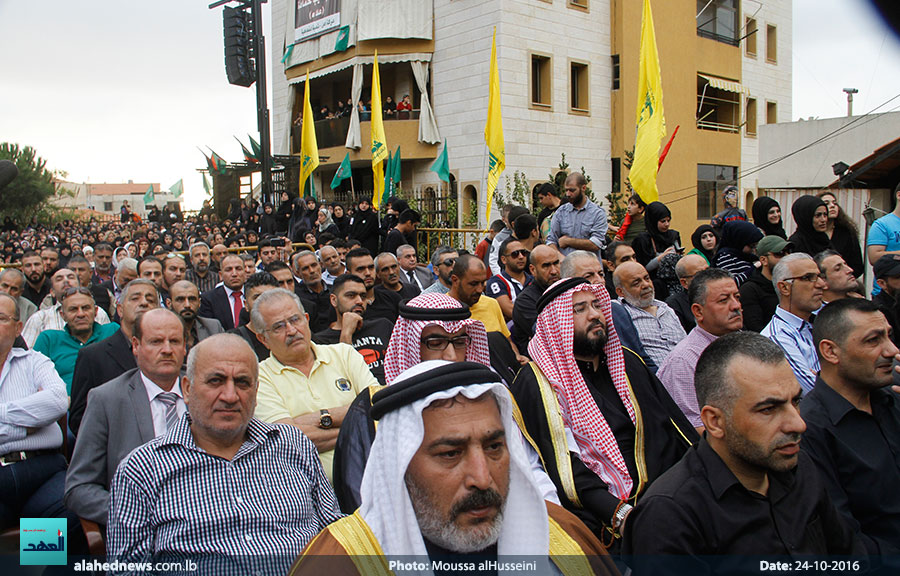 المهرجان التكريمي للشهيد القائد الحاج حاتم حمادي (علاء) في بلدة القماطية-(2016-10-24)