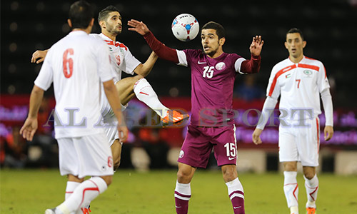 قطر - فلسطين في بطولة غرب آسيا