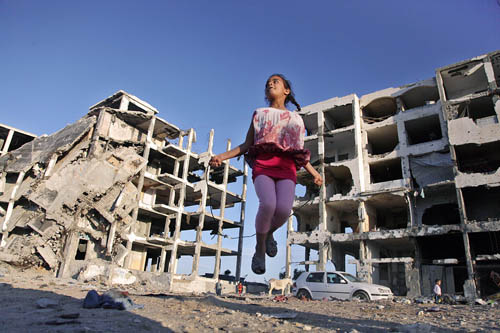 أطفال فلسطين اقوى من كل غارات الإحتلال الصهيوني