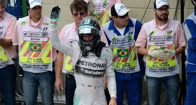 روزبرغ يحرز المركز الاول في  جائزة البرازيل للفورمولا -1