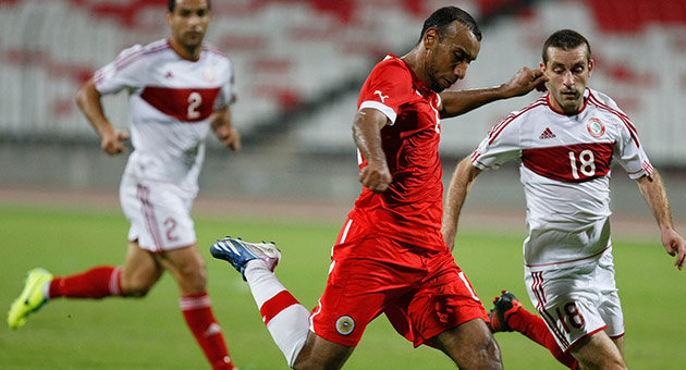 فوز منتخب  البحرين على نظيره الاردني  1-0 ودياً