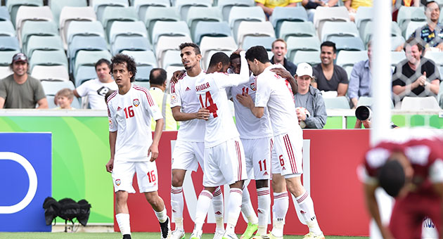 كأس آسيا : فوز الامارات على قطر بأربعة اهداف لهدف