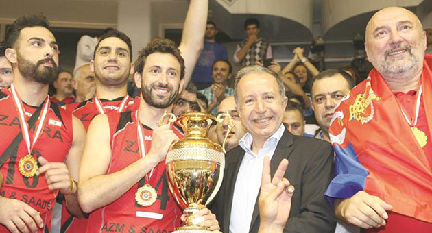 الزهراء الميناء يحرز لقب بطولة لبنان لكرة الطائرة للمرة الاولى 