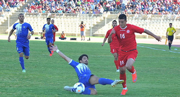 منتخب لبنان يلتقي فلسطين ودياً في بيروت 