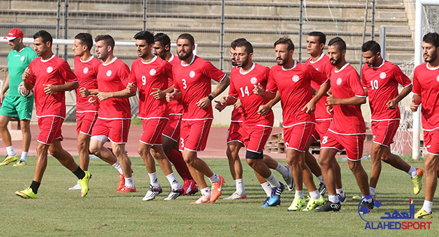 بالصور : لبنان يستعد لمواجهة العراق ودياً 