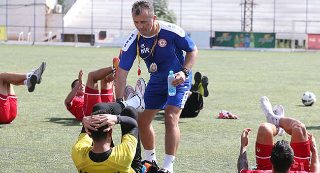 بالصور : تمارين منتخب لبنان لكرة القدم استعداداً للقاء ميانمار