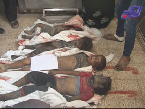 الأطفال ضحايا العدوان الصهيوني على غزة