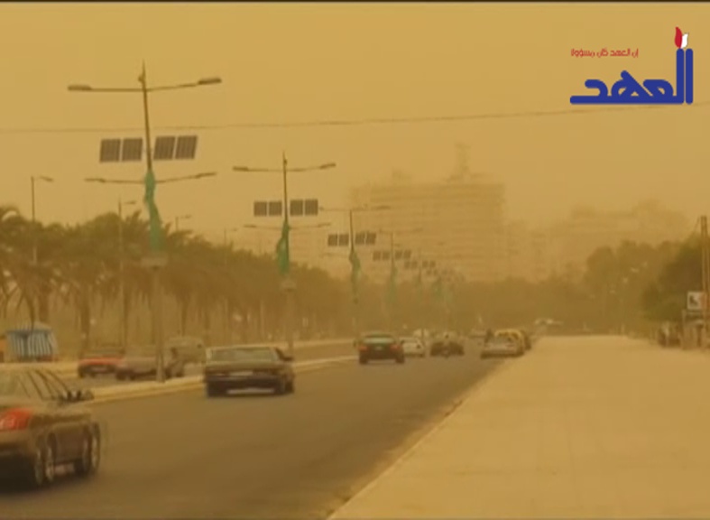 عاصفة لبنان الرملية في صور