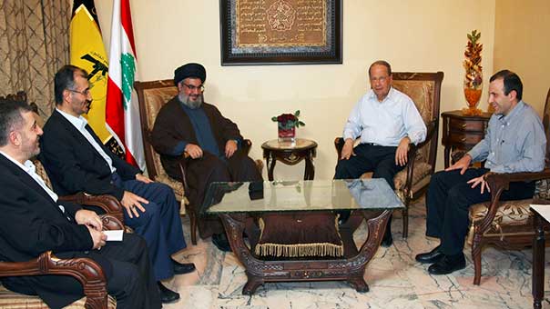 السيد نصرالله والعماد عون: لمواجهة الإرهاب التكفيري بالوسائل كافةً حمايةً للبنان واستقراره