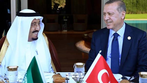 الاعلام السعودي يهشم برجب طيب اردوغان...