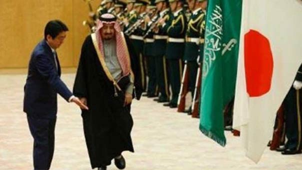 ناشطون يسخرون..’زهايمر’ سلمان يحرج رئيس وزراء اليابان