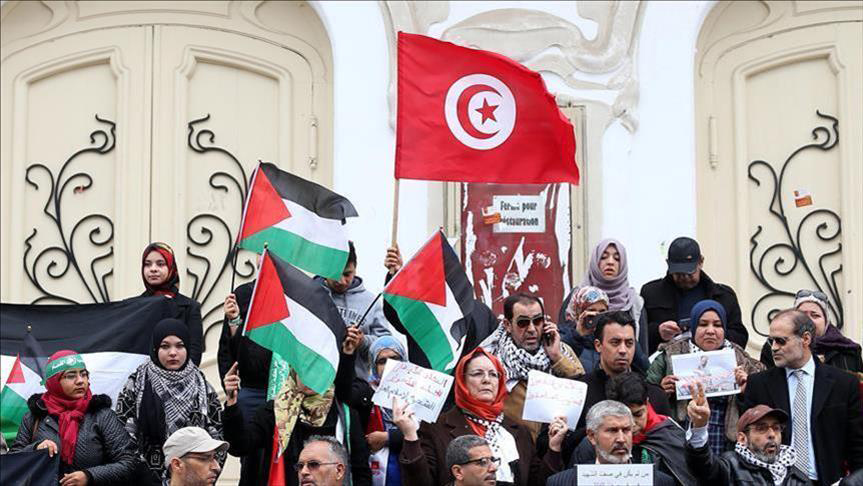 تحركات تونسية سابقة دعماً للشعب الفلسطيني