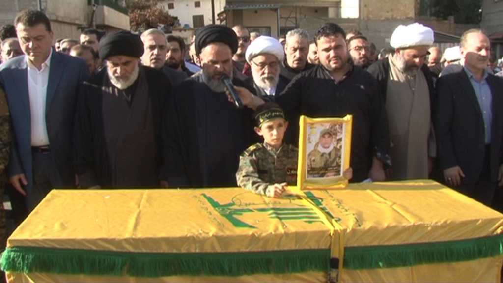 حزب الله واهالي بلدة الكرك يشيعون الشهيد المجاهد محمد حسين الحاوي الى مثواه الأخير