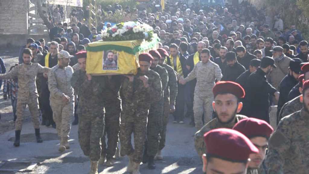 حزب الله وأهالي بعلبك يشيعون الشهيد يوسف محمد عباس الى مثواه الاخير